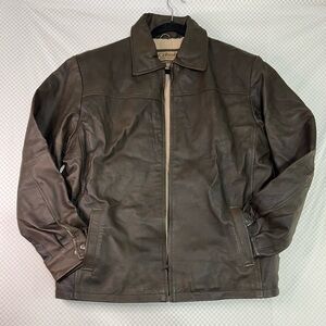 Columbia Dark Brown Leather Jacket